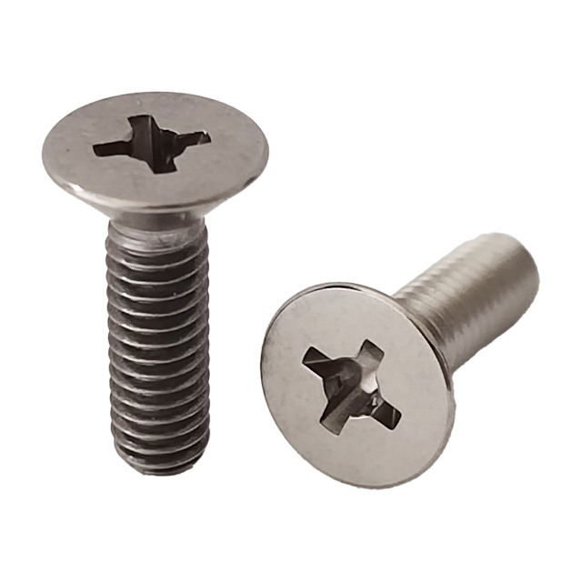 GR5 Titanium Bolts M8*20mm Factory Price Countersunk Head Cross Bolts High Quality Flat Head Phillips Screws