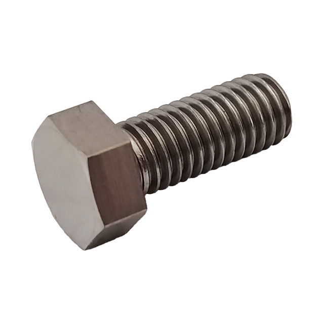 GR5 Titanium Bolts M8*20mm CNC Machined Hexagon Head Full Thread Bolts Factory Price Flat Head Screws