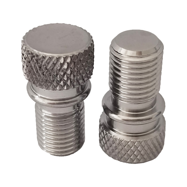 GR5 Titanium Bolts M9*1.0*12mm Hot Sale Cylindrical Head Knurled Bolts Factory Price Hand-Tightening Screws