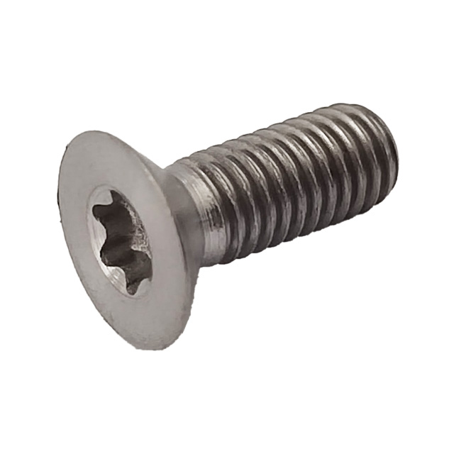 GR5 Titanium Bolts M5*13mm Lightweight Countersunk Head Inner Torx Bolts Factory Price Flat Head Inner Plum Screws