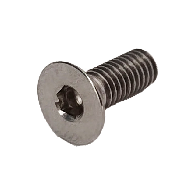 GR5 Titanium Bolts M8*20mm CNC Machined Countersunk Head Hex Socket Bolts Hot Sale Flat Head Allen Screws