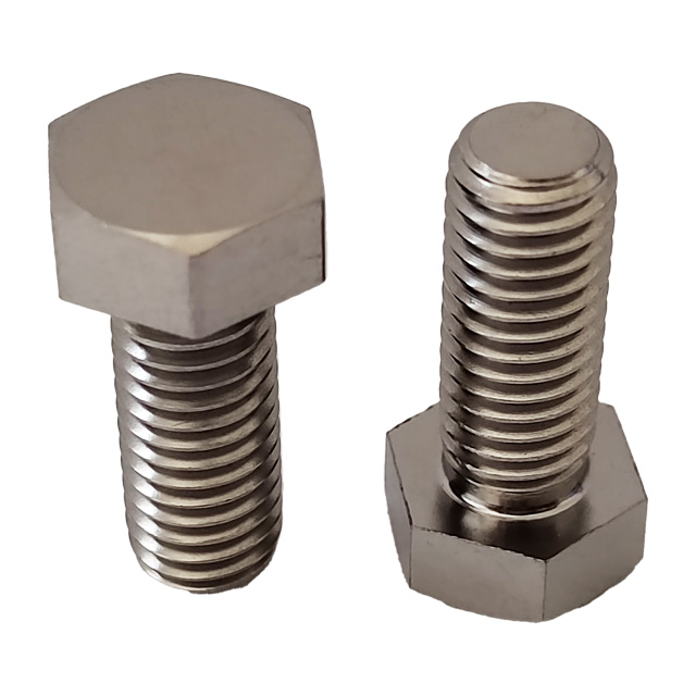 GR5 Titanium Bolts M8*20mm CNC Machined Hexagon Head Full Thread Bolts Factory Price Flat Head Screws