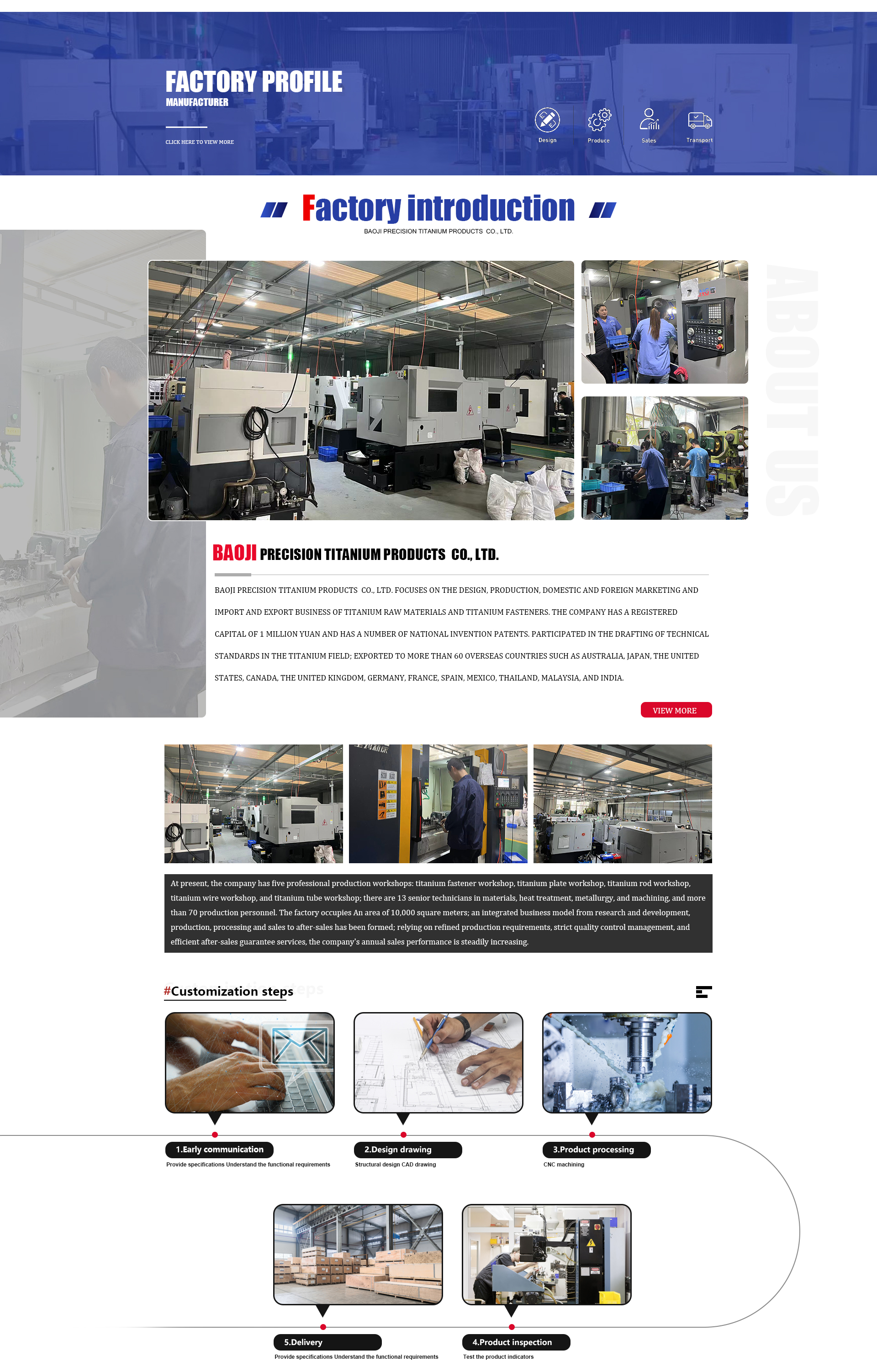 Navzo factory strength and processing capability