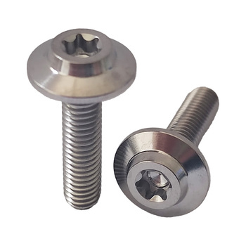 GR5 titanium umbrella flange torx bolt M6x25