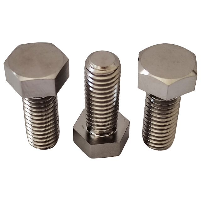 GR5 Titanium Bolts M8x20mm CNC Machined Hexagon Head Full Thread Bolts