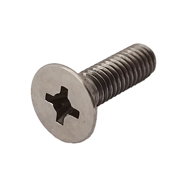 GR5 Titanium Bolts M8*20mm Factory Price Countersunk Head Cross Bolts High Quality Flat Head Phillips Screws