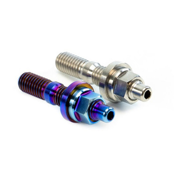 Burnt blue titanium exhaust manifold stud M10x1.25x45