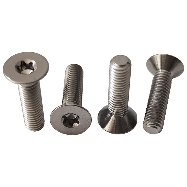 GR5 Titanium Bolts M5*20mm High Quality Countersunk Head Hex Socket Bolts Factory Price Round Head Allen Screws