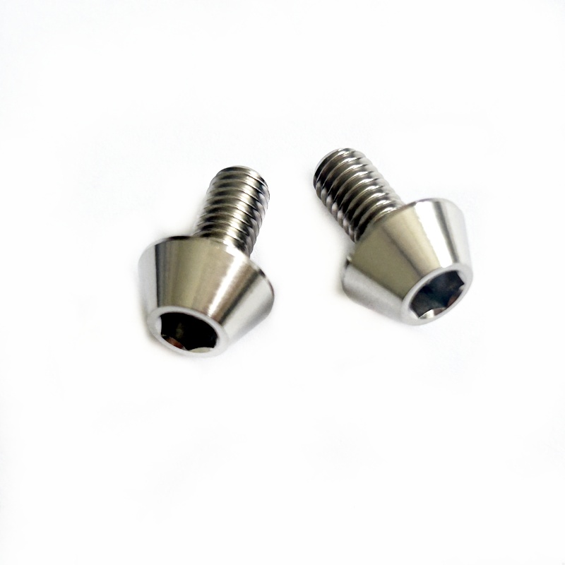 M6*12 Titanium Allen Hex Bolts Umbrella Type Screws  Bike Frame Bolt for Bicycles