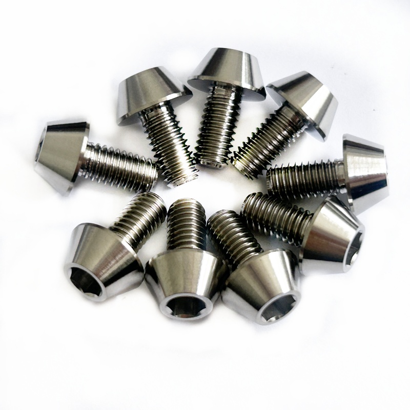 M6*12 Titanium Allen Hex Bolts Umbrella Type Screws  Bike Frame Bolt for Bicycles