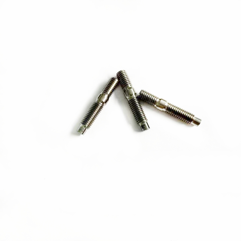 GR5  Titanium Exhaust Manifold Stud Manifold Bolt Polished Finish in Stock M8*1.25*45