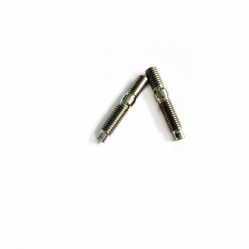 GR5  Titanium Exhaust Manifold Stud Manifold Bolt Polished Finish in Stock M8*1.25*45