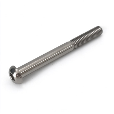 GR5 Titanium Bolts M6*70mm Factory Price Button Head Inner Hex Bolts Lightweight Half-Round Head Hex Socket Screws