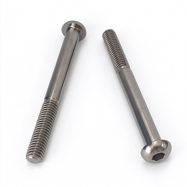 GR5 Titanium Bolts M6*60mm Factory Price Button Head Hex Socket Bolts High Quality Semi-Round Head Allen Screws