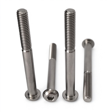 GR5 Titanium Bolts M6*70mm Factory Price Button Head Inner Hex Bolts Lightweight Half-Round Head Hex Socket Screws